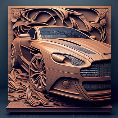 3D модель Aston Martin DBS V12 (STL)